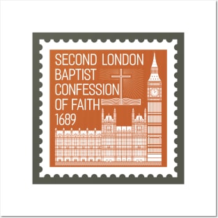 Reformed christian art. Second London Baptist Confession of Faith - 1689. Posters and Art